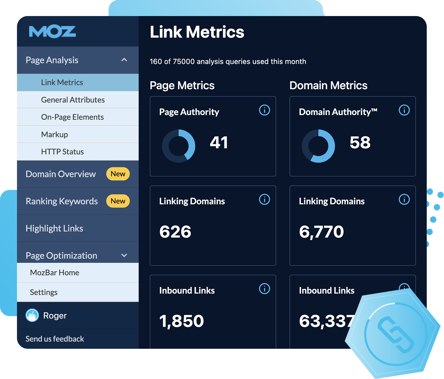 Compare key metrics